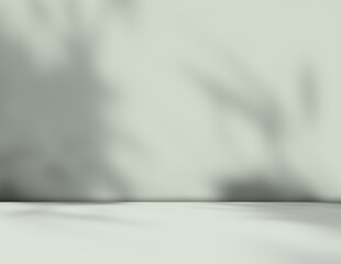 Background green shadow floor studio room photo empty gradient leaf Floor wall backdrop muslin design canvas surface texture podium eco Scene mockup product cosmetic beauty organic display stand.