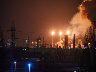 The Slovnaft refinery in Bratislava, Slovakia and the controlled emergency shutdown of the production ethylene unit in the petrochemical part of the refinery.