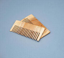 Natural Wooden hair Comb set bio degradable 