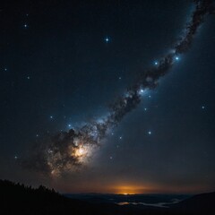 Fototapeta premium The bright glow of Sirius.