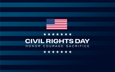 Civil Rights Day holiday concept
