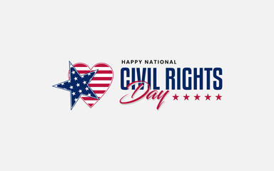 Civil Rights Day holiday concept