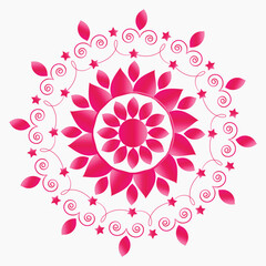 abstract background with mandala art