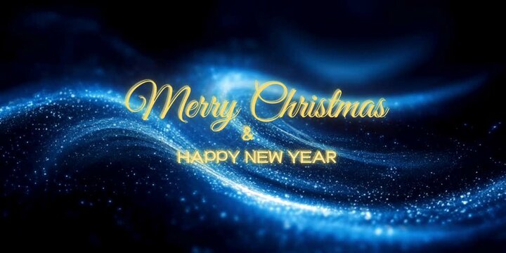 gotowe ruchome tło z życzeniami z okazji świąt Bożego Narodzenia oraz nowego roku