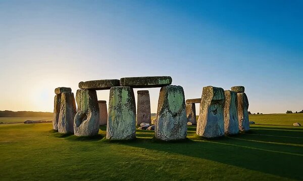 Stonehenge at sunset