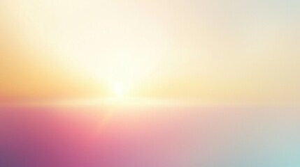 Obraz premium Soft Pastel Sunset Sky Gradient Background