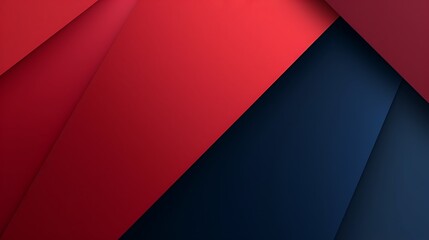 Fototapeta premium Abstract Red and Blue Geometric Design