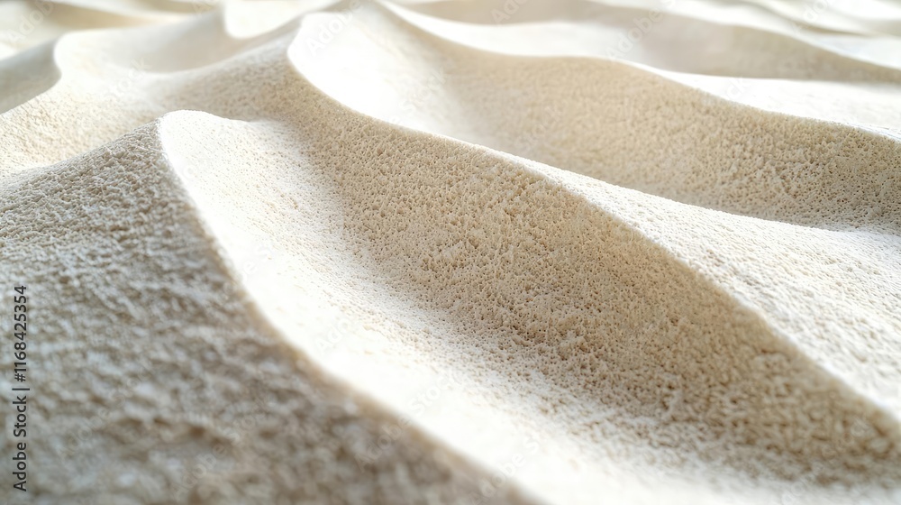 Poster Grungy abstract background idea. Close-up view of textured sand patterns created by wind and natural elements.