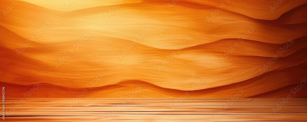 Poster grungy abstract background idea. an abstract depiction of warm, flowing orange hues resembling sand 