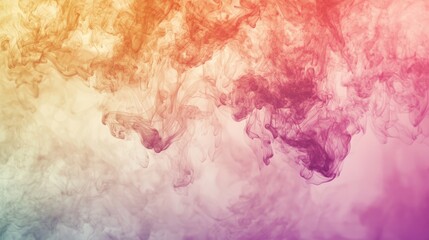 Fototapeta premium Abstract Colorful Smoke Swirls: A Vivid Symphony of Hues