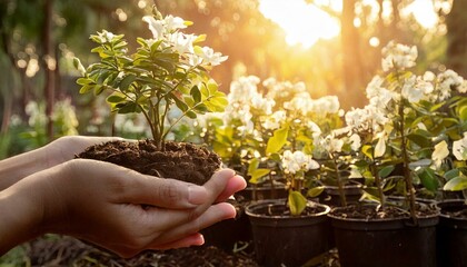  plant day greening and planting afforestation flowering 