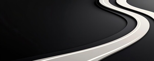 Chalkboard abstract background idea. Abstract image showcasing curves and lines creating a sleek, modern design.