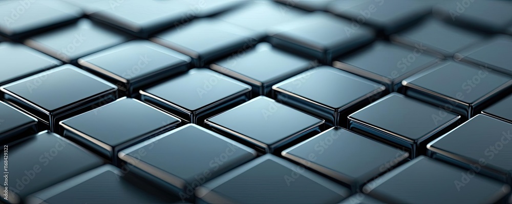 Poster Grid abstract background idea. A close-up of a polished tile surface, showcasing reflective and smooth textures.