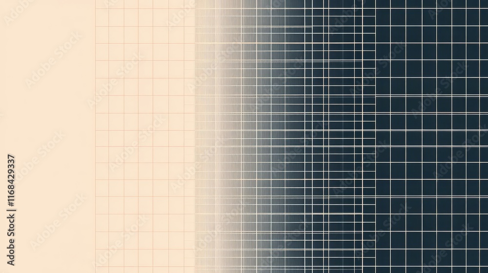 Poster Grid abstract background idea. Stylish gradient background with a grid pattern in subtle colors for design projects.