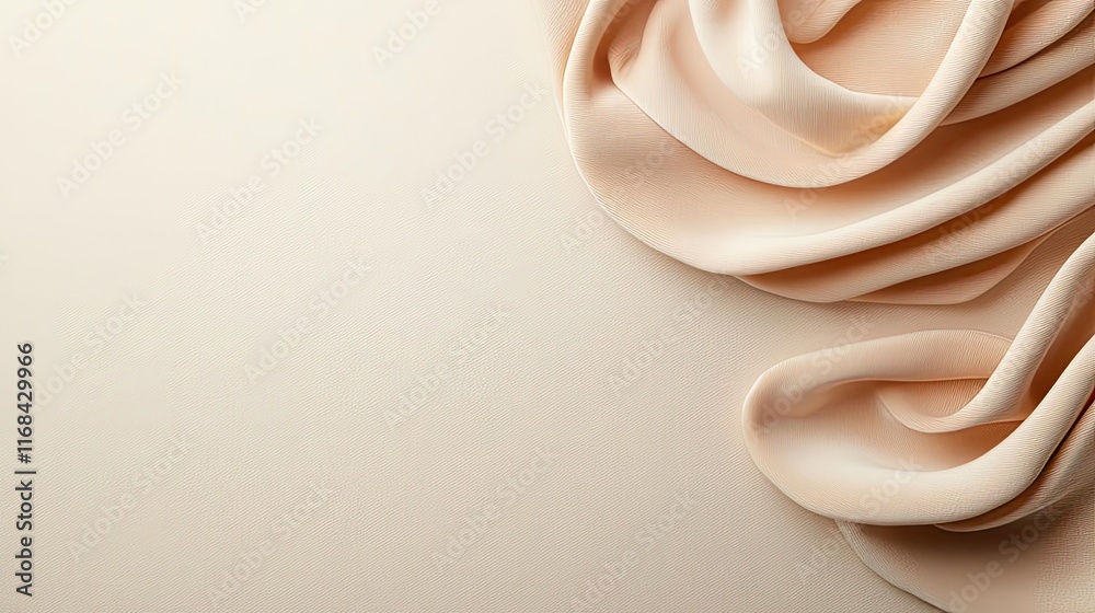 Poster velvet abstract background concept. elegant silk fabric drapes softly, creating a luxurious and sere