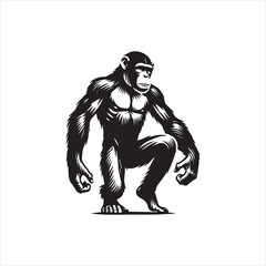 illustration of a Gorilla