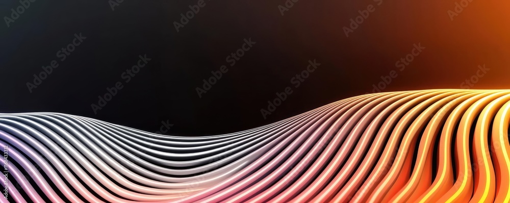 Poster Chalkboard abstract background idea. Abstract wave pattern in vibrant colors, creating a modern and dynamic visual effect.