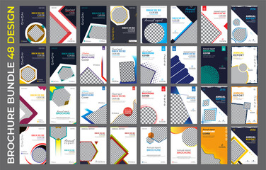 Business brochure cover annual report cover, book cover or flyer design. Leaflet presentation. Catalog with Abstract geometric background. Modern publication poster magazine, layout, template,