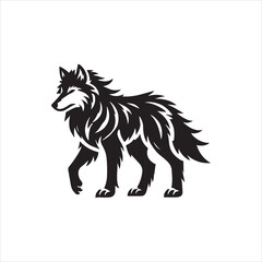 illustration of a wolf