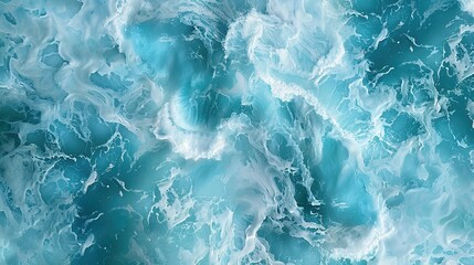 Naklejka premium aqua marine seamless pattern walllpaper