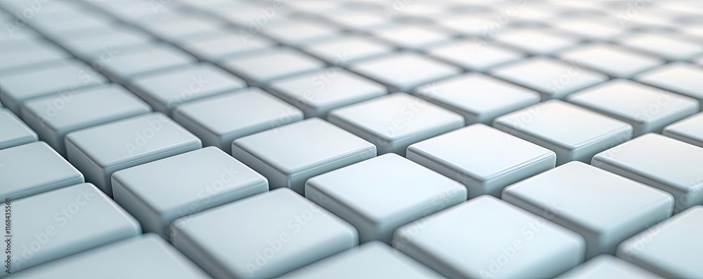 Poster Grid abstract background idea. Close-up view of a geometric grid pattern with light reflections and clean design.