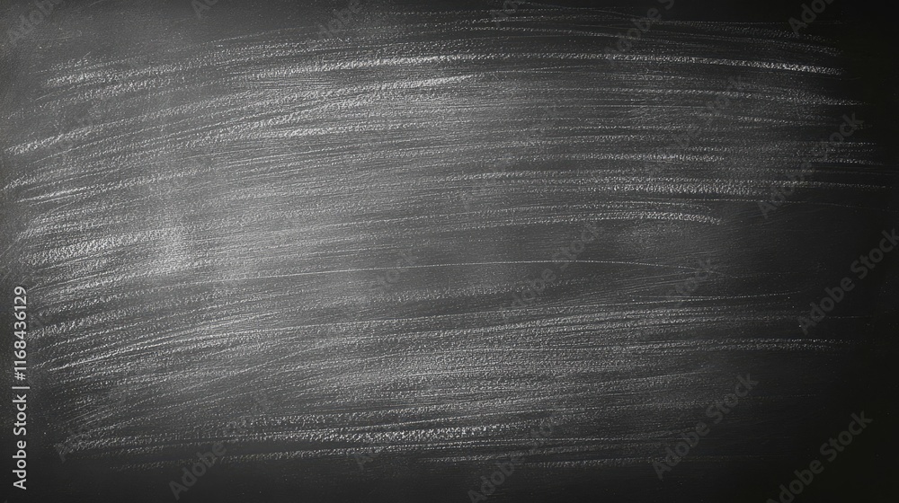 Poster Chalkboard abstract background idea. A blank chalkboard surface with subtle texture and light scratches, perfect for messages.