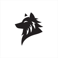 wolf head silhouette