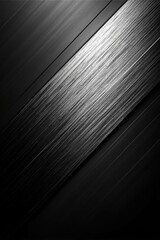 Obraz premium Brushed metallic background with horizontal linear texture and subtle highlights