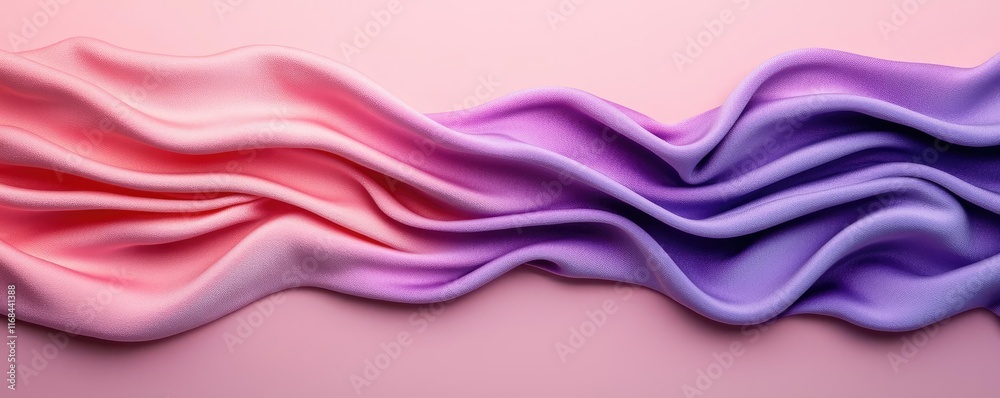 Poster velvet abstract background concept. elegant flowing fabric in soft pink and purple shades for creati