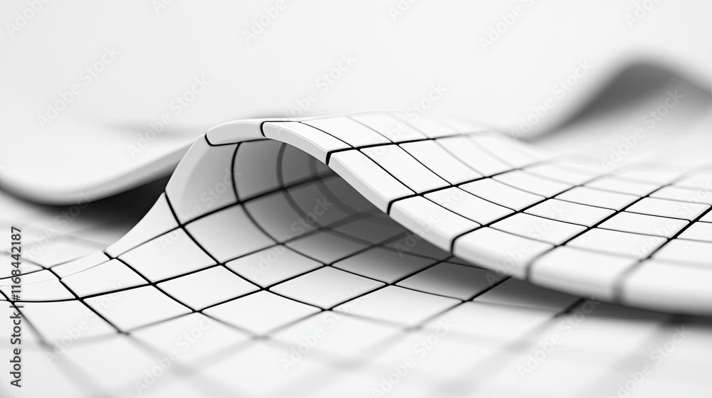 Poster Grid abstract background idea. Elegant close-up of a textured paper with a grid design, ideal for backgrounds.