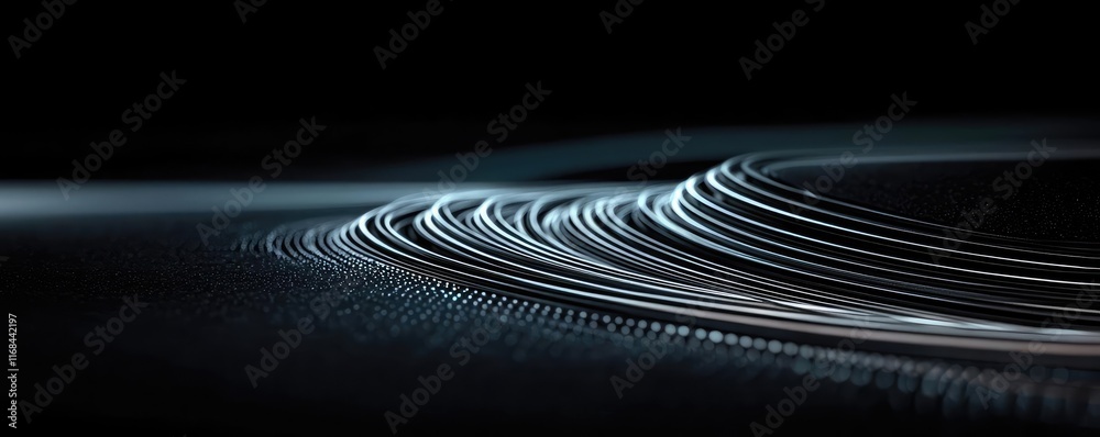 Aufkleber Chalkboard abstract background idea. Abstract lines and patterns creating a dynamic visual effect in dark tones.