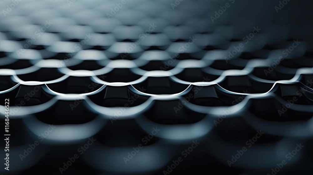 Poster grid abstract background idea. close-up of metallic honeycomb pattern showcasing modern design and i