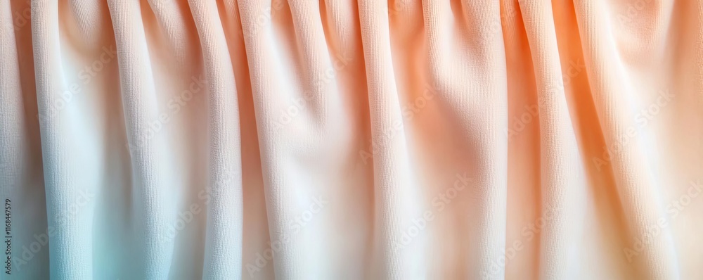 Poster velvet abstract background concept. soft gradient fabric folds in warm colors, ideal for backgrounds