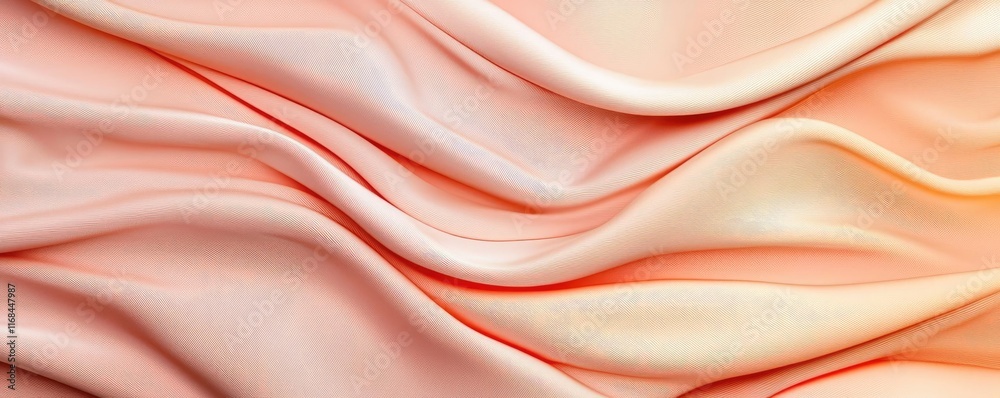 Poster Velvet abstract background concept. Close-up view of soft, flowing fabric with vibrant colors and smooth texture.