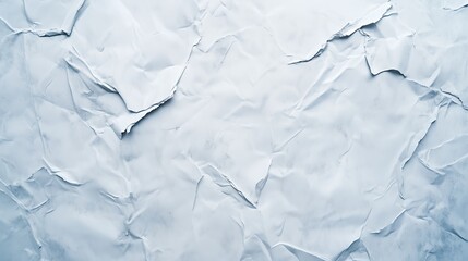 Obraz premium Crumpled White Paper Texture Background, Abstract Graphic Design, Adds Unique Texture to Projects