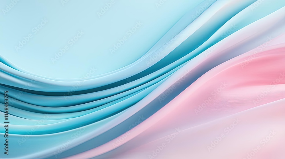 Poster velvet abstract background concept. soft, flowing waves of pastel colors create a calming abstract b