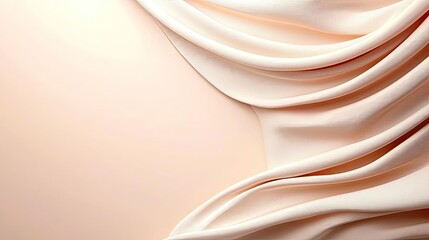 Velvet abstract background concept. Elegant fabric texture in soft peach hues, ideal for backgrounds and creative designs.