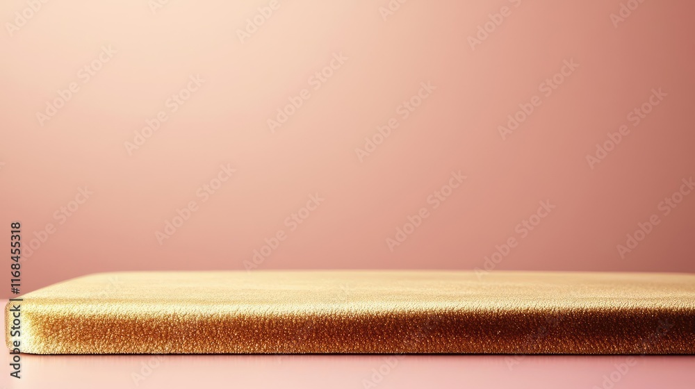 Poster velvet abstract background concept. elegant golden surface with a soft rose background, perfect for 