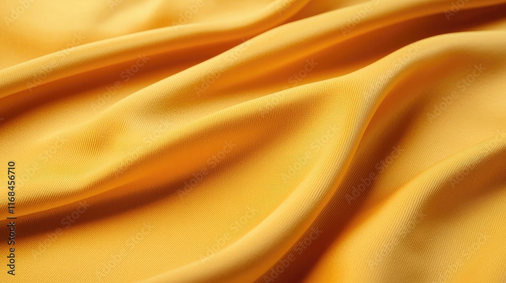 Poster velvet abstract background concept. close-up of smooth, flowing golden fabric creating elegant, text