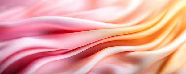 Fototapeta premium Velvet abstract background concept. Colorful waves of fabric creating a soft and flowing texture in vivid hues.