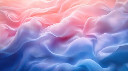 Obraz premium Soft Pastel Flowing Textures with Pink and Blue Shades