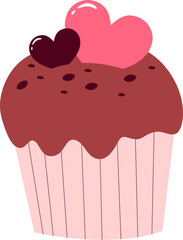 Flat Valentine Day Element 