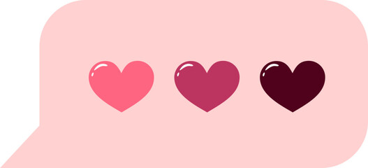 Flat Valentine Day Element 