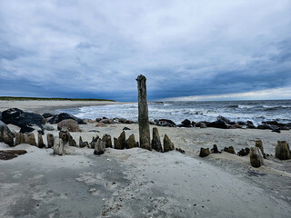Am Hvidbjerg Strand in Dänemark