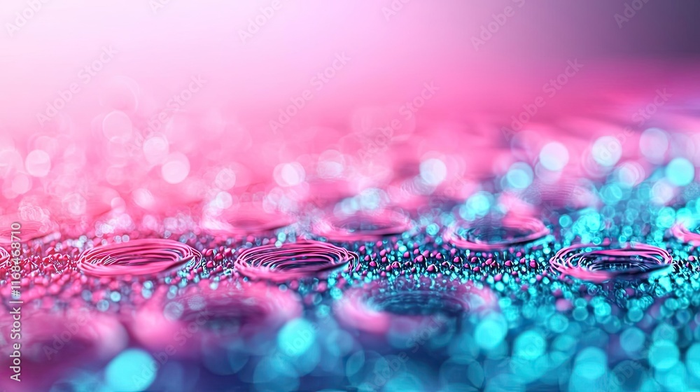 Aufkleber ink abstract background idea. colorful water droplets create an abstract, vibrant background with so