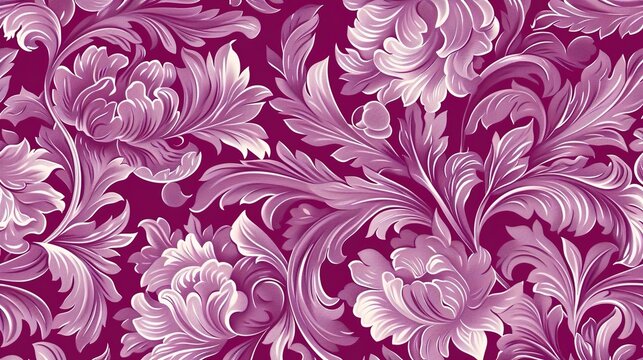 magneta pink seamless pattern wallpaper