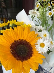 bouquet of sunflowers