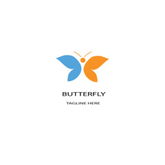 Obraz premium abstract butterfly logo design