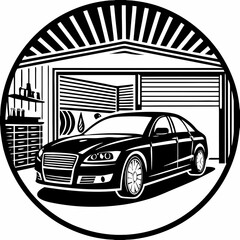 vector car silhouette car auto automobile vehicle vector transport transportation illustration drawing