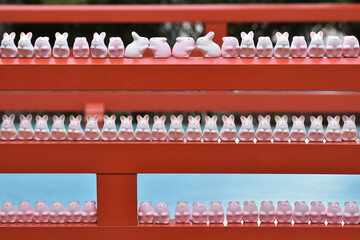 岡崎神社のウサギおみくじ